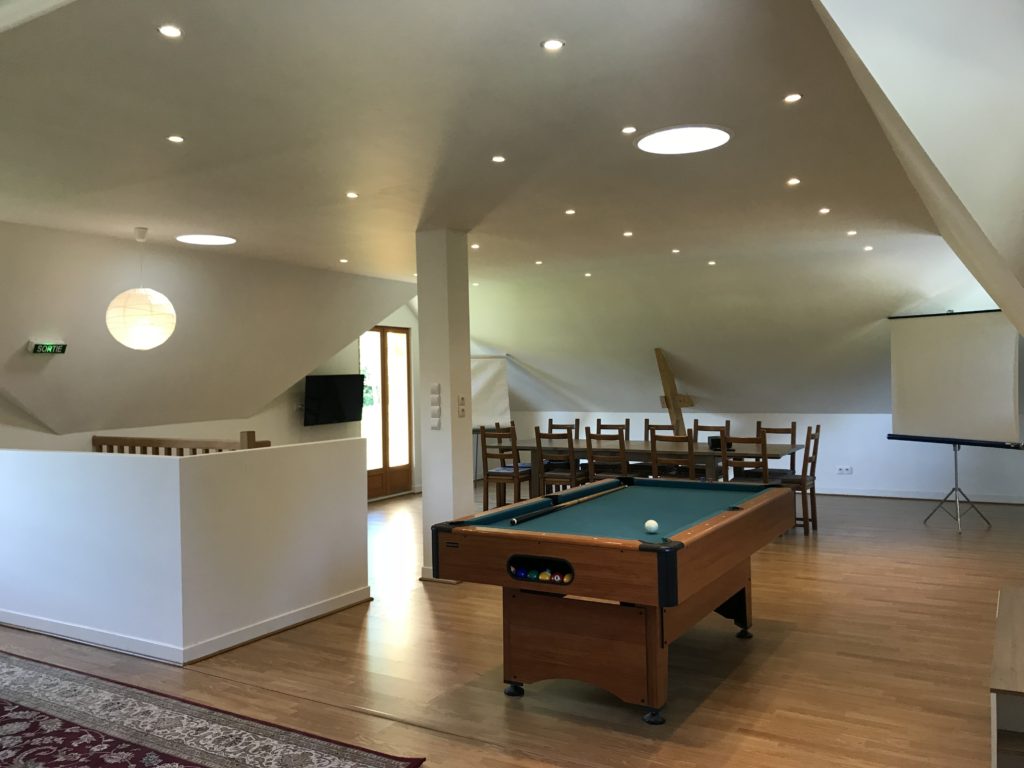 Corporate- Lounge area with Pool Table